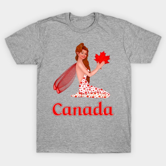 Canadian Pixie T-Shirt by SpiceTree